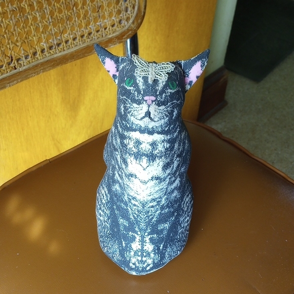 Other - McGuffey's Cat, Smithsonian 1984, Vintage Feline Collectible, Butterfly